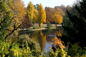 Parc des Buttes Chaumont wedding photoshoot