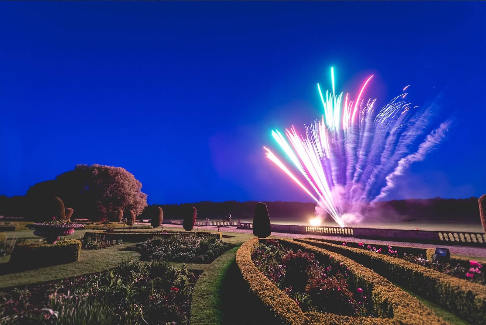 Fireworks celebration at Prestwold Hall 