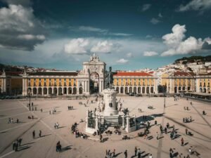 Lisbon wedding venues: scenic view of Lisbon city