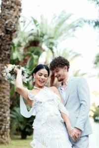 Wedding photographer in Marbella capturing a couple's wedding
