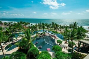 wedding venues in Bali: W Bali Seminyak aerial views