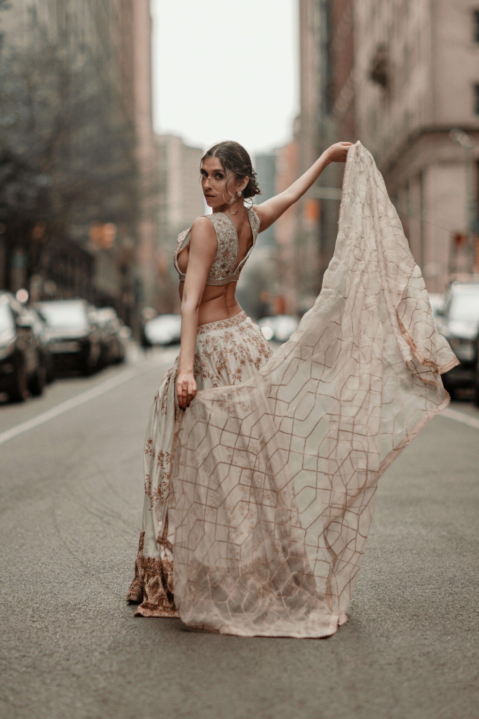 best wedding photographers in Mumbai: snapshot of a woman in bridal attire