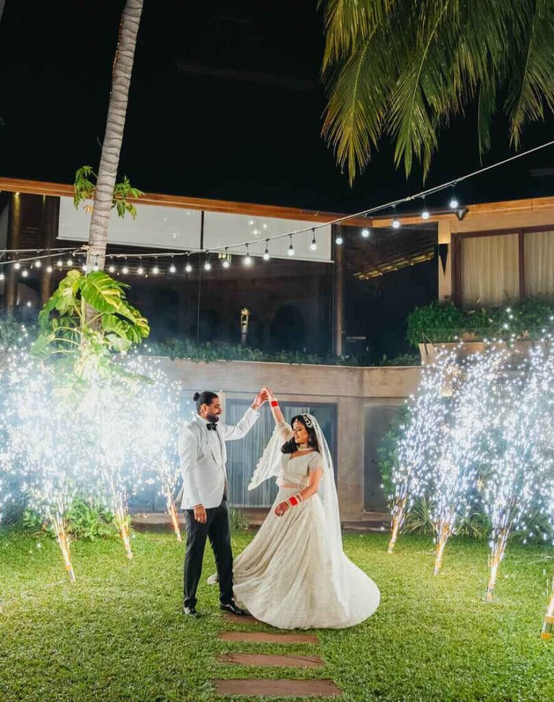 Couple getting married at Villa Kalyana Koh Samui