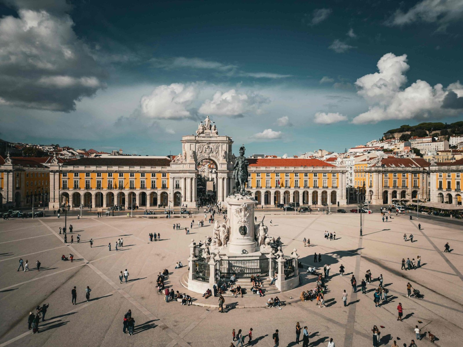 Lisbon wedding venues: scenic view of Lisbon city